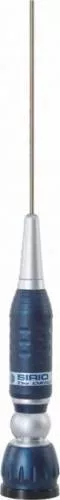 Antenna CB Sirio Turbo 1000 PL Blue Line | 115 Cm, 26-28 MHz, Senza Cavo