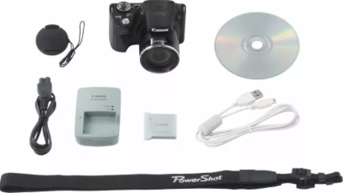 Aparat Foto Digital Canon PowerShot SX500 IS Black 16MP