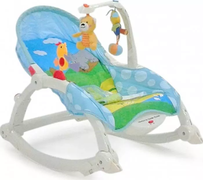 Balansoar copii 2 in 1 Moni Rocker Alb 00006166 - cel.ro