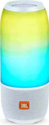Boxa wireless JBL Pulse 3 waterproof cu lumini 360 grade Alba