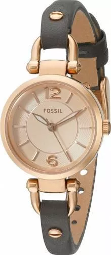 Fossil Georgia Horloge Dames – Roestvrij Staal Of Leren Band, Waterdicht Tot 5 ATM, Diameter 32 Mm | Stijlvol Accessoire