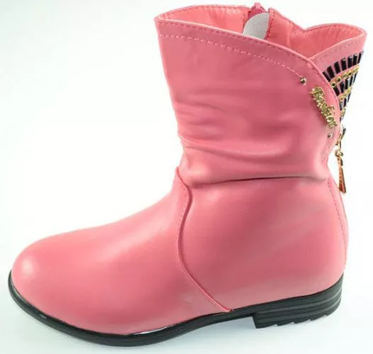 Cizme Casual Pentru Fetite Kellaifeng F523 7 Fucsia 29 F523 7 29