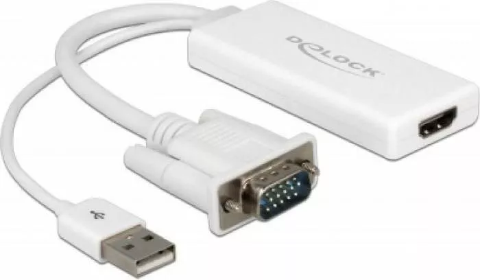 Delock Convertor Convertor Delock VGA la HDMI cu Audio 62460