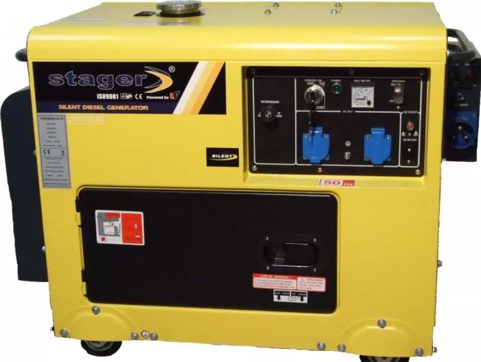 Generator diesel cu automatizare DG 5500S+ATS la CEL.ro