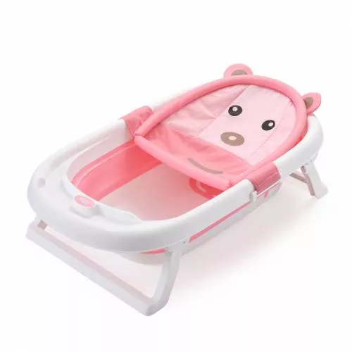 Little Mom Baby Bath Tub Bear Pink Hamac Cadita Bh 7 Pink 0