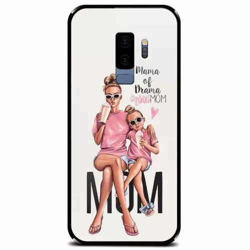 Husa din sticla securizata pentru Galaxy S9 Plus Mom Of Drama la CEL.ro
