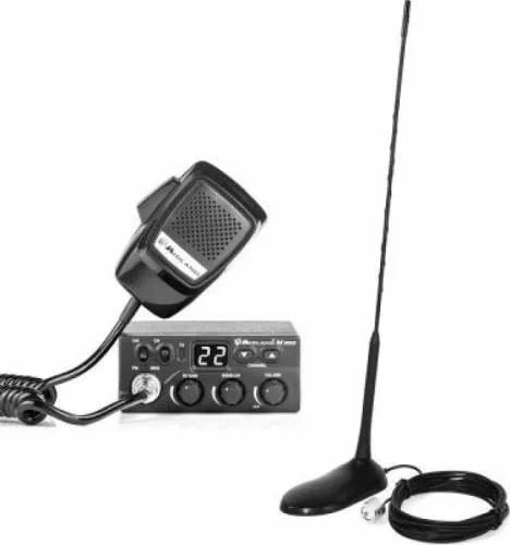 Radio CB CRT One + Antena PNI Extra 40, La Estación CB Más Pequeña Del Mundo Con 4W De Potencia Y AM/FM