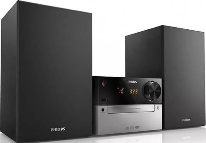 Minisistem audio Philips MCM2300/12 CD Player tuner FM USB AUX 15W RMS