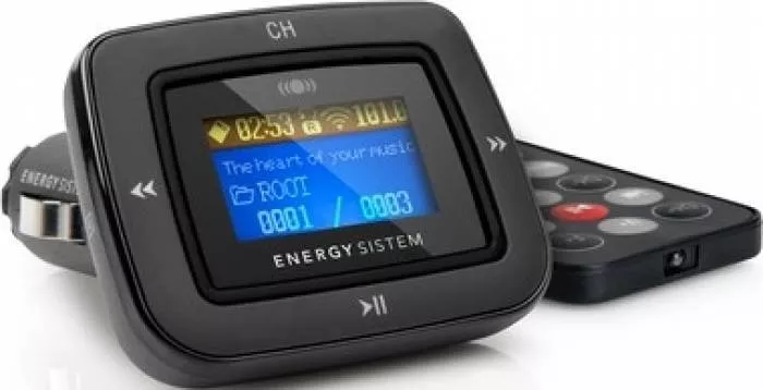 Modulator auto FM Energy Sistem 1100 MP3 Dark Iron ens381456 - cel.ro