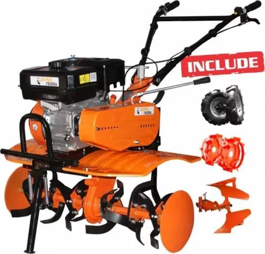 Roti Ruris Motosapa Ruris 7600K 7CP + roti cauciuc + roti metalice 400 fara ...