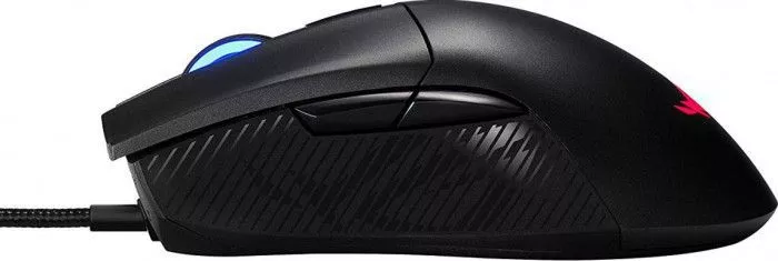 Mouse gaming Asus ROG Gladius II Core, RGB, switch-uri Omron, 6200 dpi, 6 butoane, iluminare Aura Sync, Negru 90MP01D0-B0UA00 — imaginea 5
