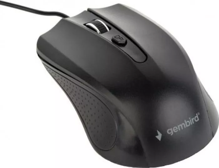 Mouse optic Gembird 1200 DPI MUS-4B-01 Negru — imaginea 5
