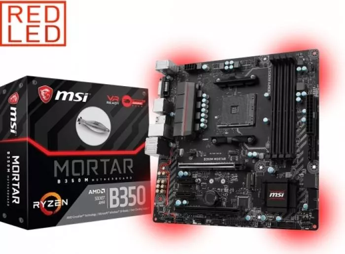 Placa de baza MSI B350M Mortar Socket AM4