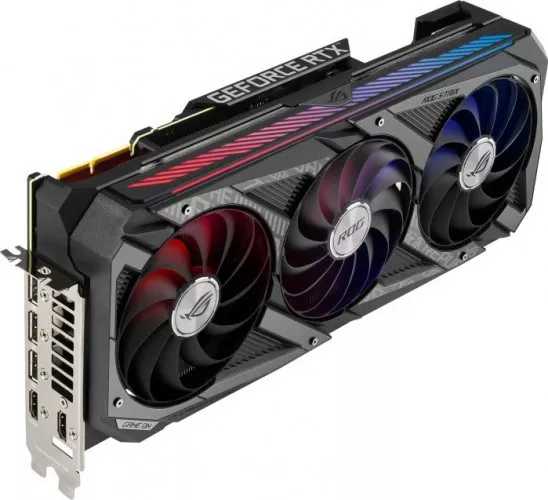 Placa video ASUS NVIDIA GeForce RTX 3090 ROG STRIX OC Edition 24GB