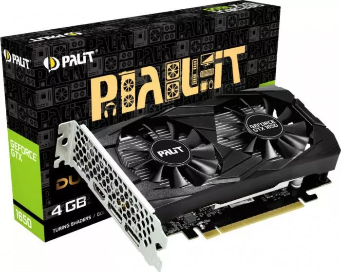 Placa video PALIT GeForce GTX 1650 DUAL 4GB GDDR5 128-bit