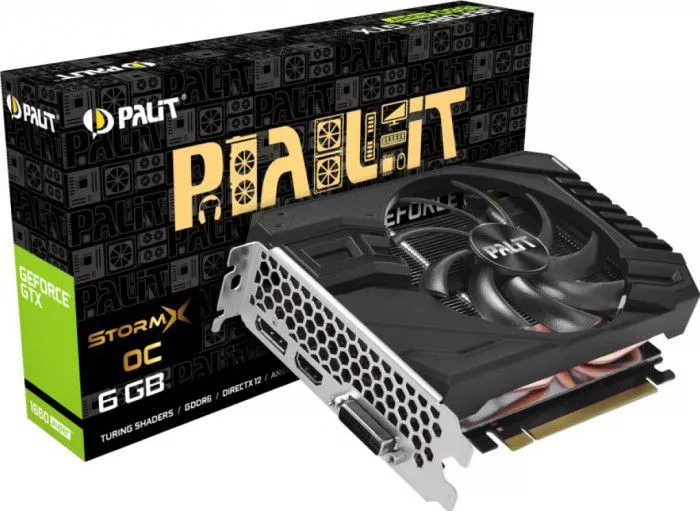 Placa video Palit GeForce GTX 1660 SUPER StormX OC 6GB GDDR6 192-bit
