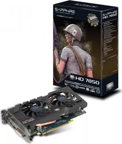 Placa De Video Amd Radeon Sapphire Hd7850 1gb Gddr5 256-bit