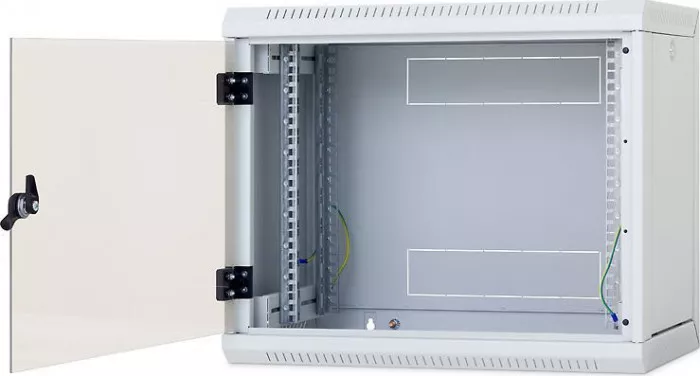 Armadio Rack Triton A Una Sezione RBA-12-AS4-CAX-A1 – 12U, 635x600x400mm, Parete, Apertura, 19'', Colore Grigio