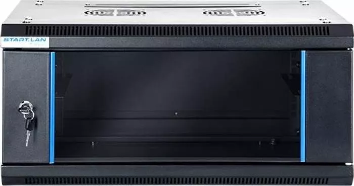 Server Gsb Rack Server START.LAN 19 inch 4U 600x450mm Negru STLWMC-4U-645-GSB - cel.ro
