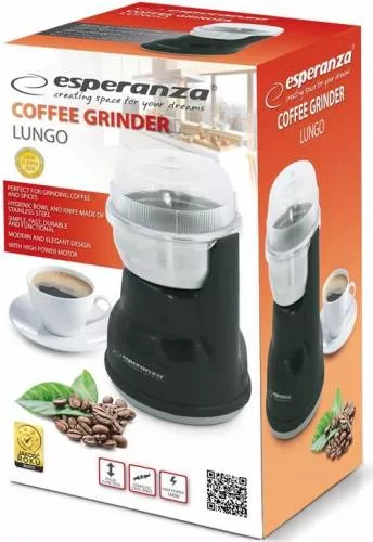 Râșniță Cafea Esperanza EKC002K 160W Negru — imaginea 4