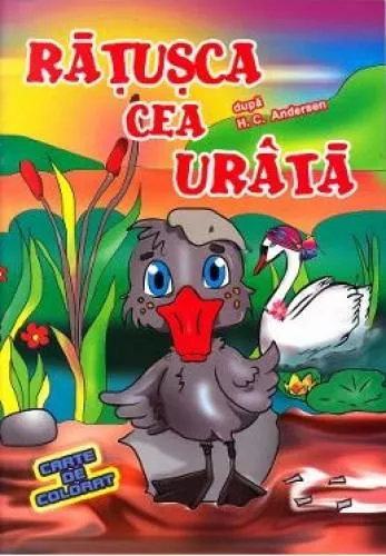 Ratusca cea urata - Carte de colorat 606-9330-71-4 - cel.ro