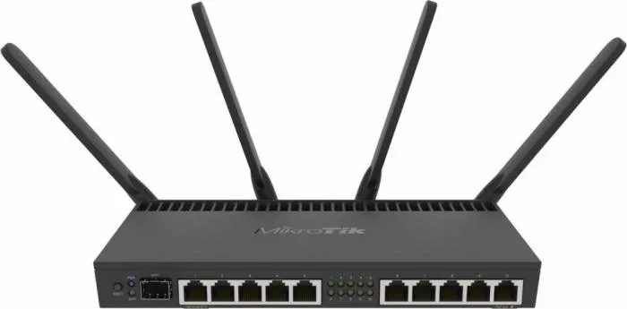 Router MikroTik 1GB RAM 10 x Gbit LAN 1 x SFP+ rb4011igs5hacq2hnd - cel.ro