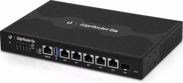 Router Ubiquiti ER-6P, 1GB RAM, Gigabit LAN, PoE, 1 x USB, 1 x 1Gbps SFP — imaginea 5