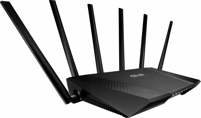 Router wireless ASUS RT-AC3200 Tri-Band AC 3200 600 + 1300 + 1300 Mbps ...