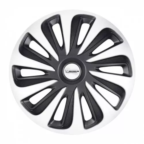 Set 4 bucati capace roti 16 Caliber silver black Michelin pmich16008 ...