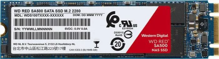 SSD 500GB WD M.2 SATA3 Red SA500 NAS