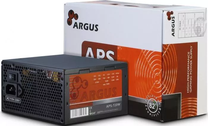 Argust Dual Rack Sursa Inter Tech 720W 80+ White ATX 2.31 Argus Dual Rail