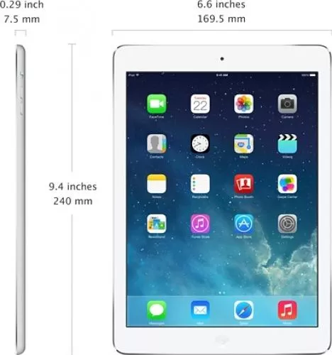 Tableta Apple iPad Air WiFi 16GB Silver