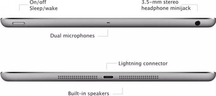 Tableta Apple iPad Air WiFi 16GB Silver