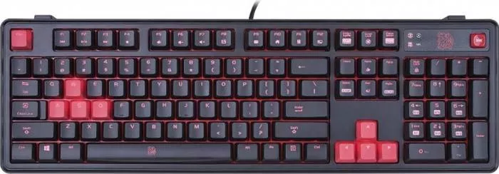 Tastatura Gaming Mecanica Thermaltake Tt eSports Meka Pro Cherry MX Red USB PNSU7MD0Q — imaginea 4