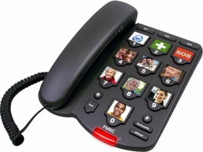 Telefon Fix Fysic FX3200 cu Butoane Mari cu Poze FX3200 - cel.ro