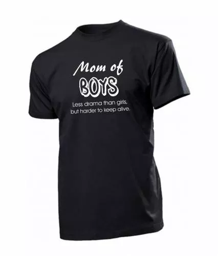 cache Adulthood Copyright Tricou personalizat negru model Mom of Boys la CEL.ro