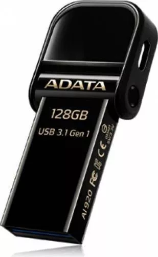 USB Flash Drive ADATA AI920 128GB USB 3.1/Lightning Black aai920-128g ...