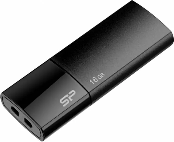 USB Flash Drive Silicon Power Ultima U05 16GB USB 2.0 Black — imaginea 5