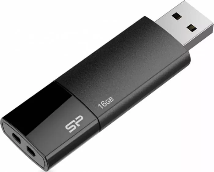 USB Flash Drive Silicon Power Ultima U05 16GB USB 2.0 Black — imaginea 4