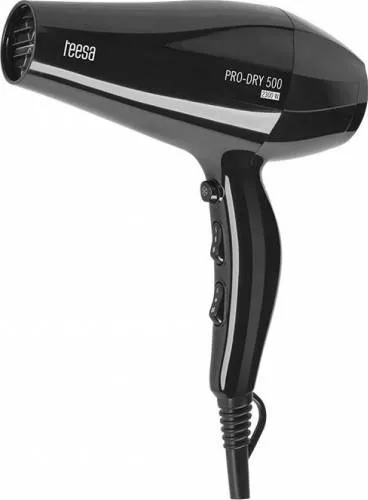 Feon uscător de par Teesa PRO-DRY 500 AC 2300W 3 temperaturi 2 viteze Funcție ionizare Negru — imaginea 3