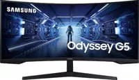 Monitoare LCD LED Monitor Gaming Curbat LED 34 Samsung Odyssey G5 LC34G55TWWRXEN WQHD 1ms 165Hz FreeSync