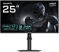 Monitoare LCD LED Monitor Gaming IPS LED GIGABYTE 24.5 inch G25F2 Full HD 200Hz 1ms HDR10 HDMI DisplayPort Boxe Pivot (Negru)